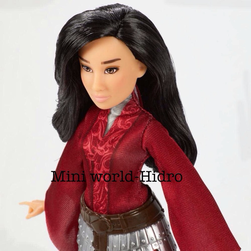 Búp bê công chúa Disney tướng quân Hoa Mộc Lan Mulan Fashion Doll with Skirt Armor, Shoes, Pants by 