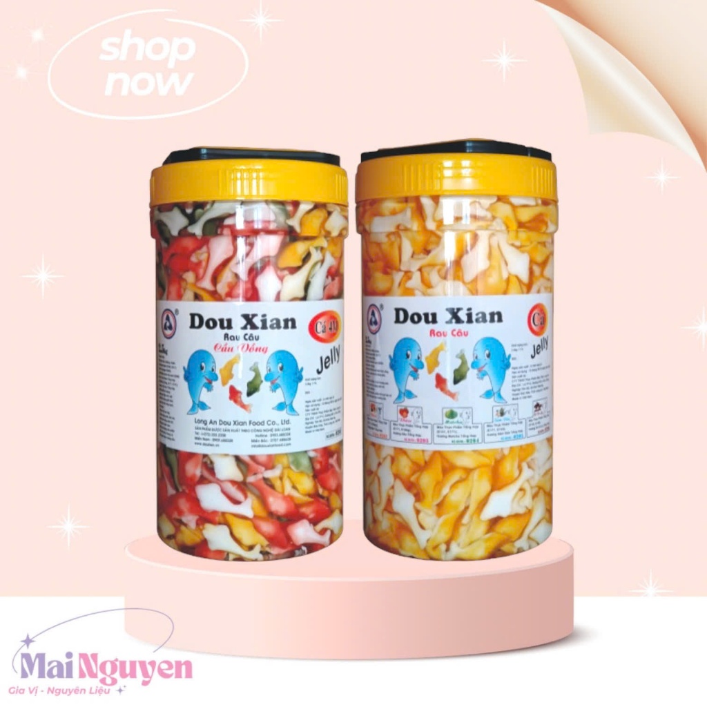 Thạch Cá DouXian Hủ 2kg5 (Đủ mùi)