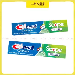 Kem Đánh Răng CREST - Complete Plus Scope Advanced Freshness/Plus Deep Clean