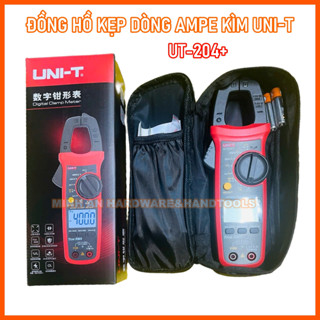 Ampe Kìm Đo Dòng [CHÍNH HÃNG] AC/DC Uni-T UT204+ TRUE RMS - đồng hồ đo điện kẹp dòng cao cấp