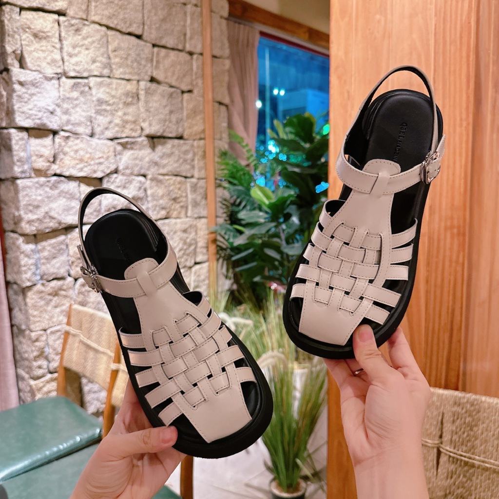 Sandal Đế Độn Dây Đan Nhỏ SD2277