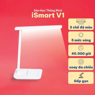   Bảo hành 1 năm  Đèn Bàn Học Chống Cận Cao Cấp DERGO ISmart V1 Chạm Đa Chức Năng 