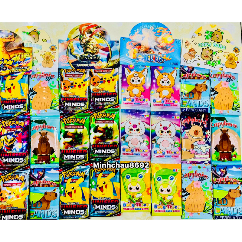 THẺ BÀI HÌNH pokemon, thẻ bài giấy