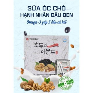 Sữa Hạt Óc chó Hạnh nhân Đậu Đen 190ml Hàn Quốc - Thùng 16 hộp