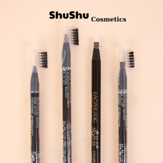 Chì Kẻ Mày HAOZHUANG Kẻ Mày Tự Nhiên, Phẩy Sợi Sắc Nét, Lâu Trôi