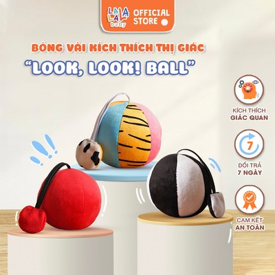 Bóng vải cho bé đồ chơi cho bé  Lalala baby đồ chơi bóng vải xúc xắc kích thích thị giác