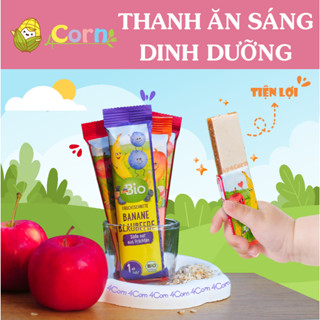 Thanh ăn sáng dinh dưỡng giàu năng lượng từ ngũ cốc và trái cây hữu cơ Dmbio - Cho bé 12m+