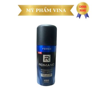 Xịt toàn thân Romano Force tươi mát 150ml