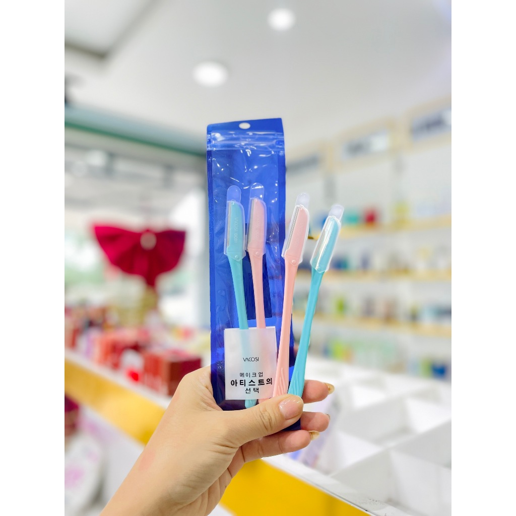 Set 2 Dao Cạo Vacosi Eyebrow Knife