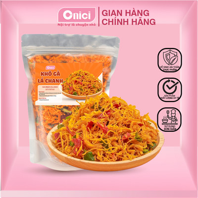 KHÔ GÀ LÁ CHANH LOẠI 1 SIÊU NGON 1KG BẾP CỦA MẸ ONICI