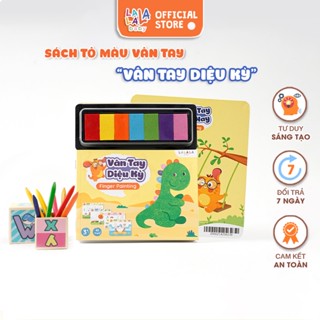  Tranh tô màu vân tay Finger painting Lalala baby tranh tô màu cho bé tranh tô màu kích thích khả năng sáng tạo 