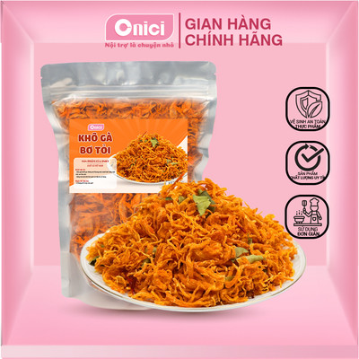 KHÔ GÀ BƠ TỎI SIÊU NGON - LOẠI 1KG BẾP CỦA MẸ - ONICI
