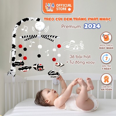 Đồ chơi treo cũi phát nhạc Lalala baby đồ chơi treo nôi cho trẻ 36 bài hát Baby Crib Mobile