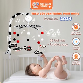 Đồ chơi treo cũi phát nhạc treo nôi cho trẻ sơ sinh 36 bài hát tự động quay Cao cấp Baby Crib Mobile Lalala baby