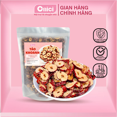 Táo khoanh sấy khô gói 500g loại 1 bếp của mẹ ONICI