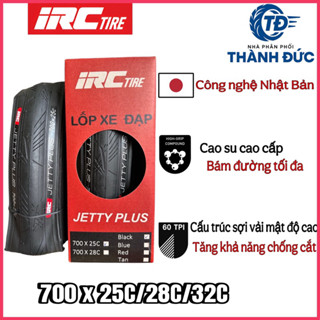(Vỏ) Lốp Xe Đạp Thể Thao Đường Trường IRC Jetty Plus Kevlar Tanh Gập Lốp Xe đạp Đua ROAD Bike