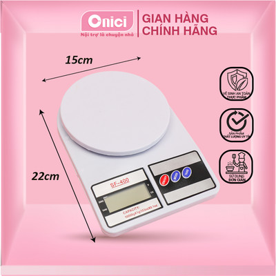 Cân tiểu ly điện tử nhà bếp mini ONICI định lượng 1gr - 7kg
