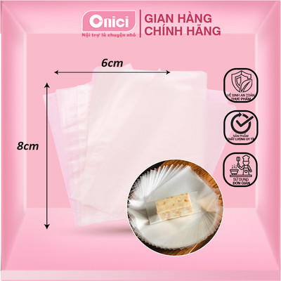Giấy gạo gói kẹo nougat Bếp Của Mẹ Onici 1 túi 65gr