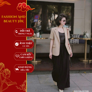 VT250339 - ÁO BLAZER CÔNG SỞ NGẮN TAY CAO CẤP, SANG TRỌNG & LỊCH SỰ