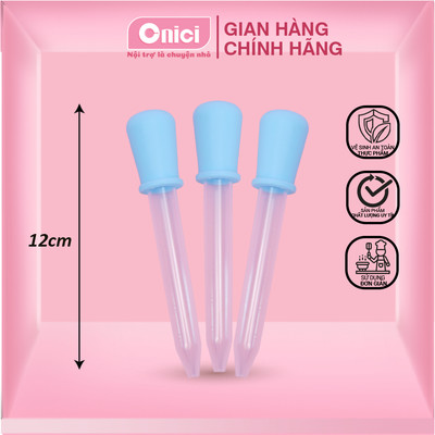 Ống bơm làm kẹo dẻo, chipchip, pudding Bếp Của Mẹ Onici ống bơm 5ml