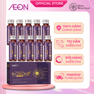  Nước Collagen BLOSSOMY PREMIUM thảo dược 10chai 50ml Glam Beautique 