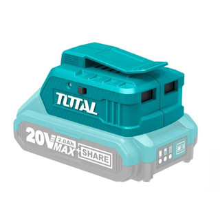 Phụ kiện sạc USB Lithium 20V TOTAL TUCLI2001