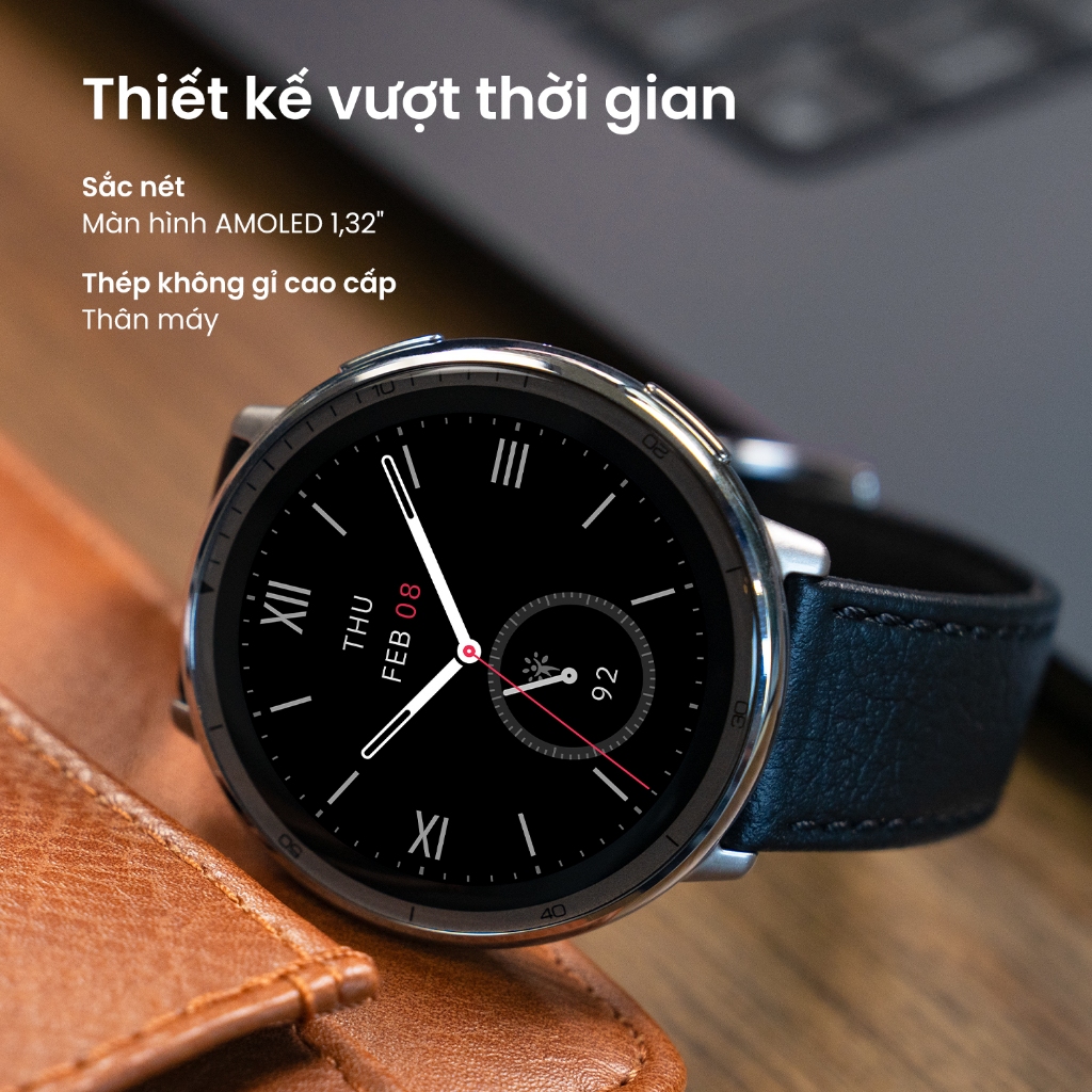 Đồng hồ thông minh Amazfit Active 2 Round  | Premium Version | Mặt kính sapphire | 160+ Chế độ luyện tập | Bluetooth | BigBuy360 - bigbuy360.vn