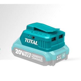 Phụ kiện sạc USB Lithium 20V TOTAL TUCLI2001