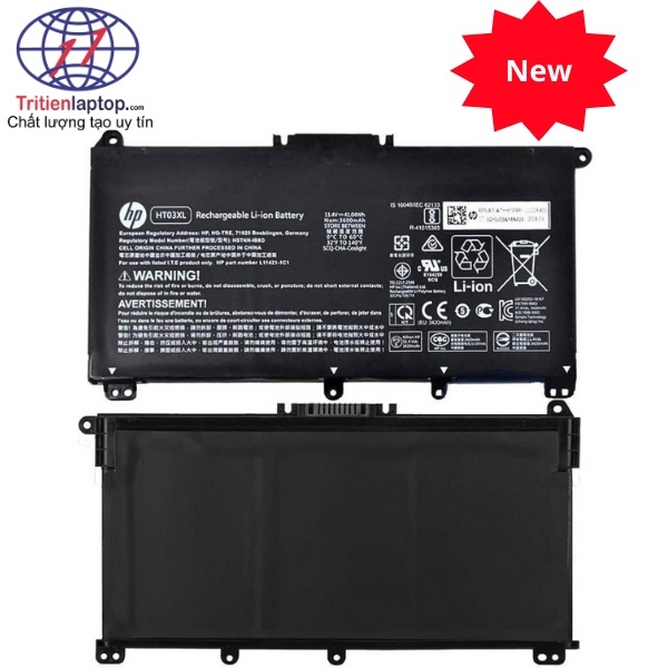 Pin Laptop HP Pavilion 15-DA, 15-CS, 14-CE - HT03XL Mới