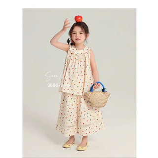  Set bộ chấm bi cho bé gái 2-12 tuổi Bộ xinh cho bé gái 