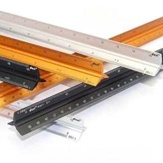 HCKT [THANH LONG] - Thước Tỉ Lệ Nhôm 325 x 23 mm / Aluminum Scale Ruler Chuyên Dụng Vẽ Kỹ Thuật