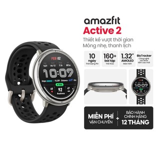  Đồng hồ thông minh Amazfit Active 2 - Hàng chính hãng - Bảo hành 12 tháng 