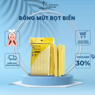(Loại 1) Bông Mút Bọt Biển Rửa Mặt Chivey Pinkmia Chính Hãng, Bông Nở Rửa Mặt Dai Mềm Mịn