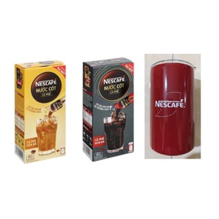 [Tặng ly] Combo 2 hộp Nước cốt cà phê cafe Nescafe tặng Ly cách nhiệt Inox