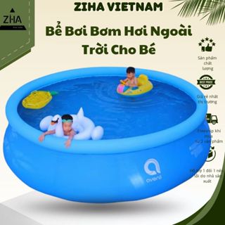 Bể Bơi Cho Bé Phao Bơi Trẻ Em Hồ Bơi Gia Đình Chống Trượt, Dày Dặn, Dễ Bơm Hơi, Đủ Size, An Toàn