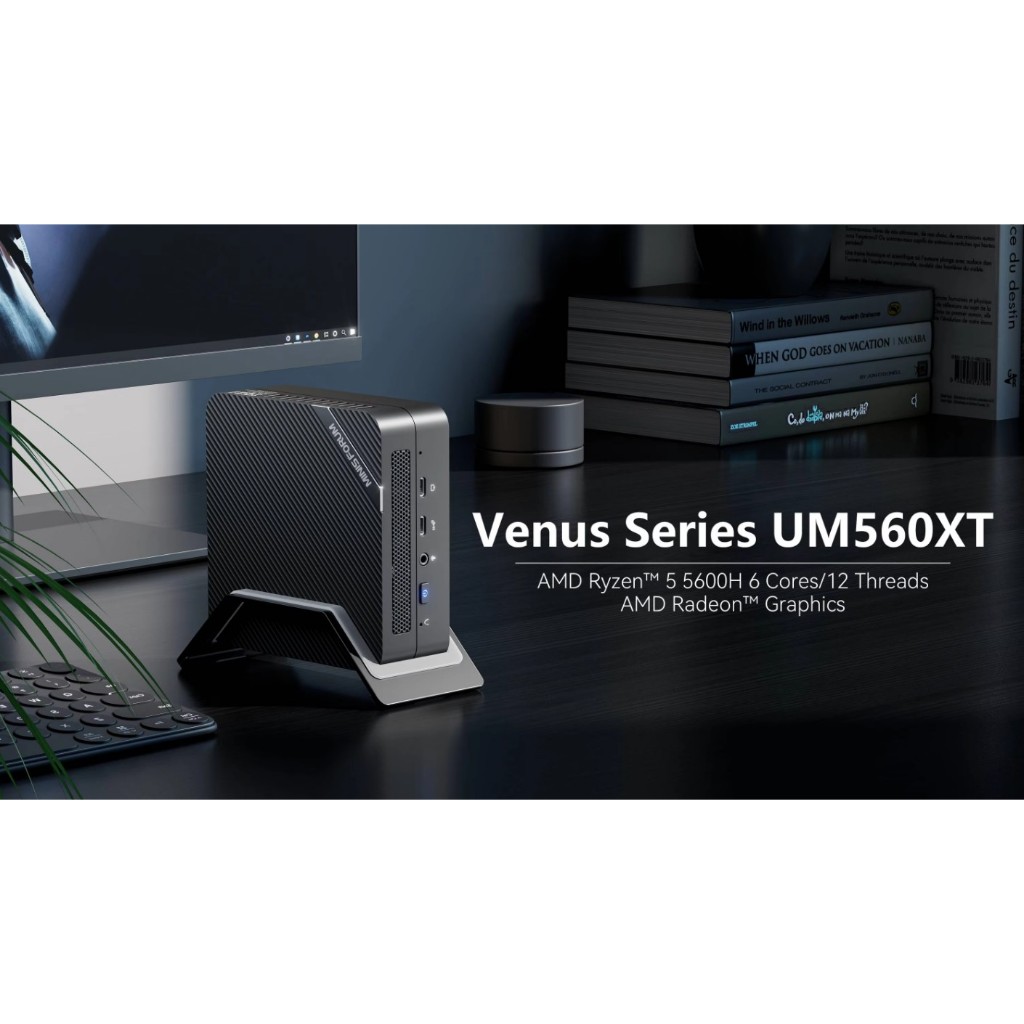 Mini PC Minisforum UM560 XT AMD Ryzen 5 5600H DDR4 - SSD M.2 Hiệu Năng Cao Cho Công Việc | BigBuy360 - bigbuy360.vn