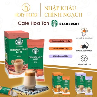 Cà Phê Hòa Tan Cao Cấp Starbucks Caramel / White mocha / Cinnamon