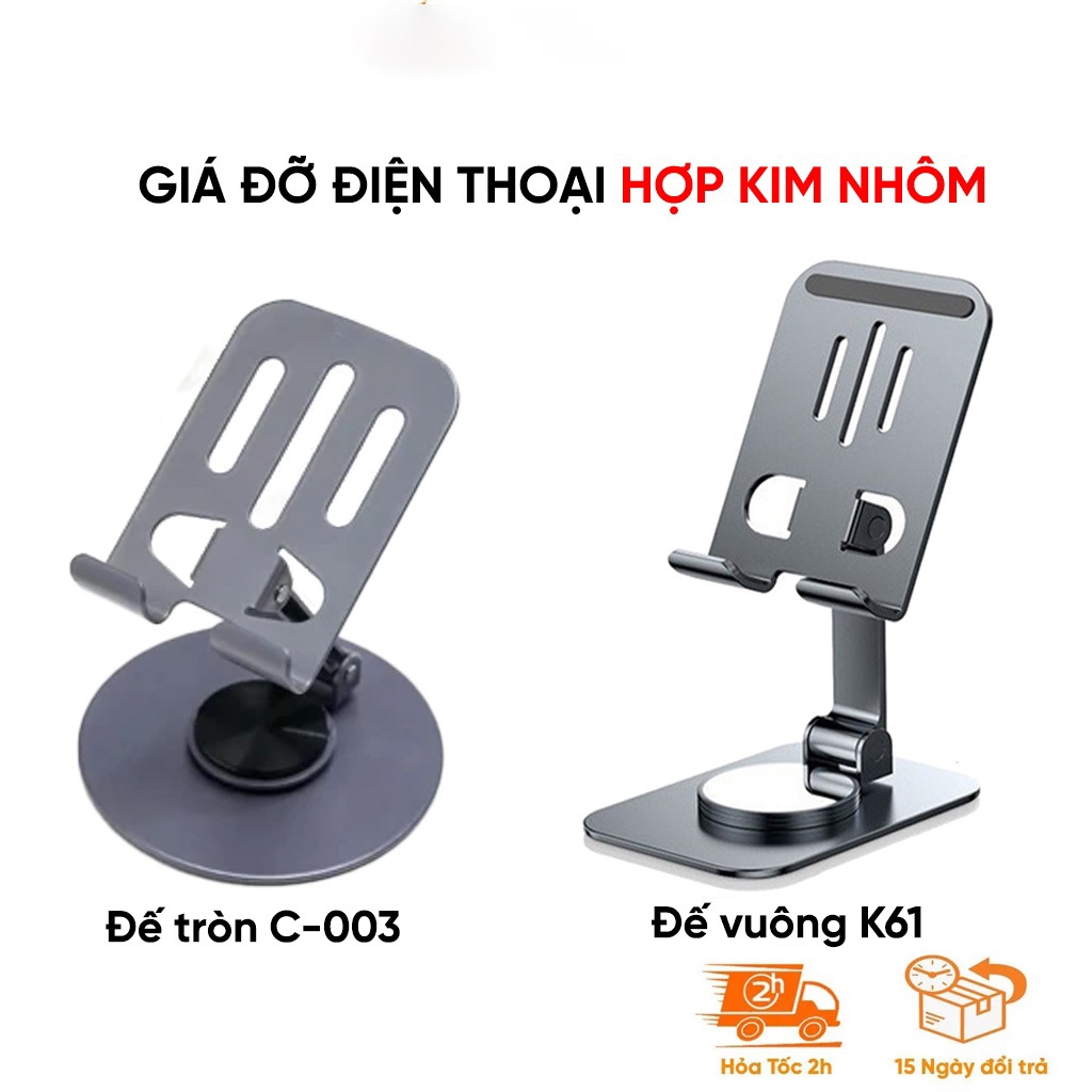 Giá đỡ Điện thoại Kim loại 360 Gấp Gọn Kệ Để Điện Thoai Tiện Lợi Để Bàn Nhỏ Gọn Tiện Dụng - Gateco | BigBuy360 - bigbuy360.vn