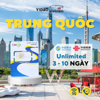 Sim Du Lịch Trung Quốc 3 - 10 Ngày, Sim Trung Quốc Tốc Độ Cao, Data Theo Ngày, Truy Cập Mạng Ổn Định