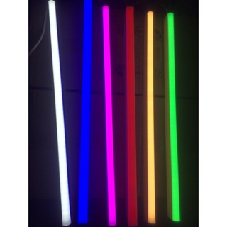  Hàng siêu hot Đèn LED neon Tuýp LED thanh màu T5 Liền Máng Dài 120 cm Màu Xanh lá xanh dương hồng đỏ  Quay Tiktok  