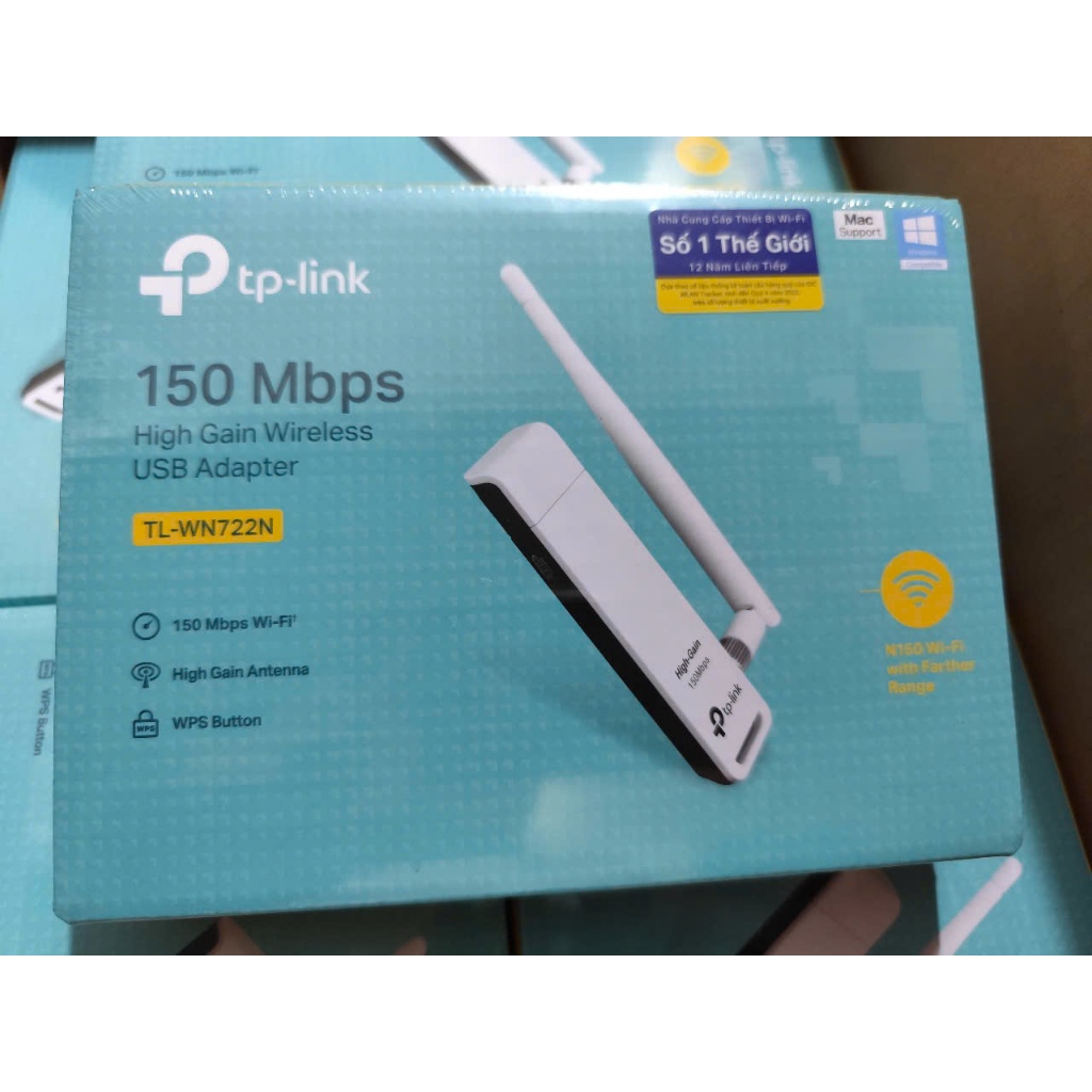 USB thu WIFI TP LINK TL- WN722N tốc độ 150Mbps