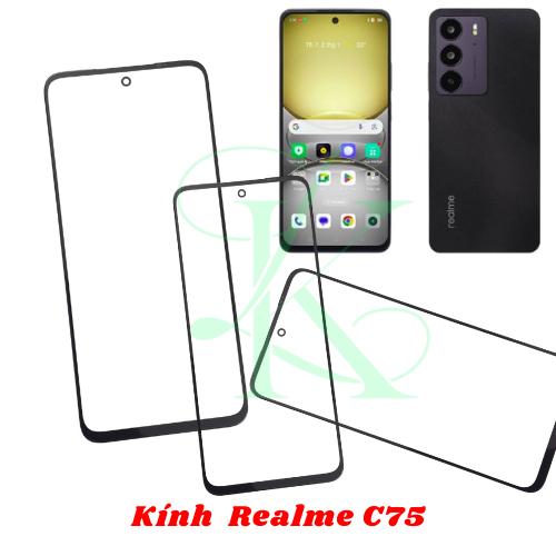 Kính ép trên màn hình dành cho Realme C75 | kính ép dành cho realme c75