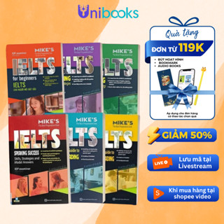 Combo Sách - Trọn Bộ Ielts Mike's (Beginner, Writing, Reading, Speaking, Listening)