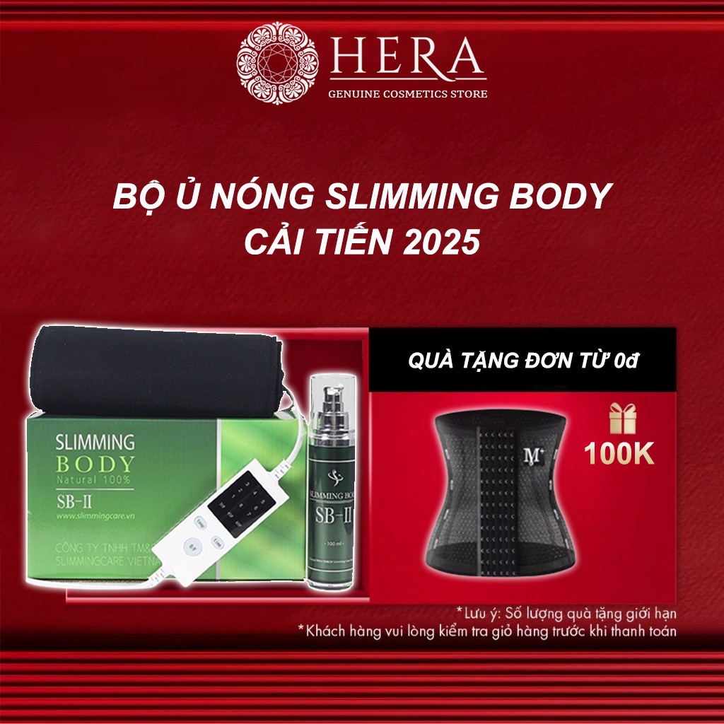 Bộ Ủ Nóng Cải Tiến Tan Mỡ Giảm Eo Slimming Body SB2 Đai nịt bụng Giúp giảm cân Định Hình Vòng Eo