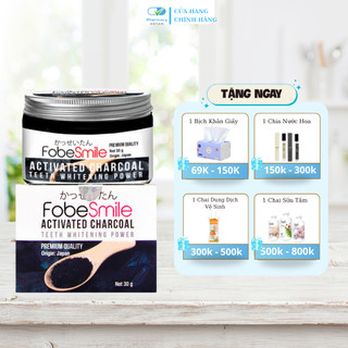 Bột Than Hoạt Tính Trắng Răng Fobe smile - Nhập khẩu Nhật Bản Giúp trắng răng hiệu quả