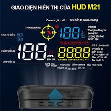 BỘ HUD Ô TÔ M21 HUB HIỂN THỊ TỐC ĐỘ LÊN TRÊN KÍNH LÁI
