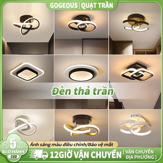  【COD Đèn ốp trần phòng khách GOGEOUS đèn thả trần hành lang lối đi Đèn led trần nhà 3 chế độ ánh sáng 