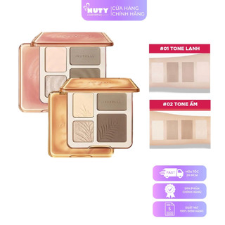  Bảng Highlight Và Tạo Khối Judydoll Highlight & Contour Palette 4 Màu  9g  