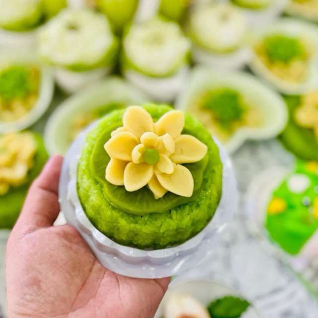 Khuôn silicon hoa sen hs77 hs78 khuôn làm xôi đâu socola đất nặn nến hanmade