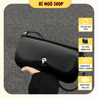 Túi xách nữ kẹp vai basic màu đen cá tính nổi bật.Túi xách màu đen đẹp và trẻ trung BÍ NGÔ